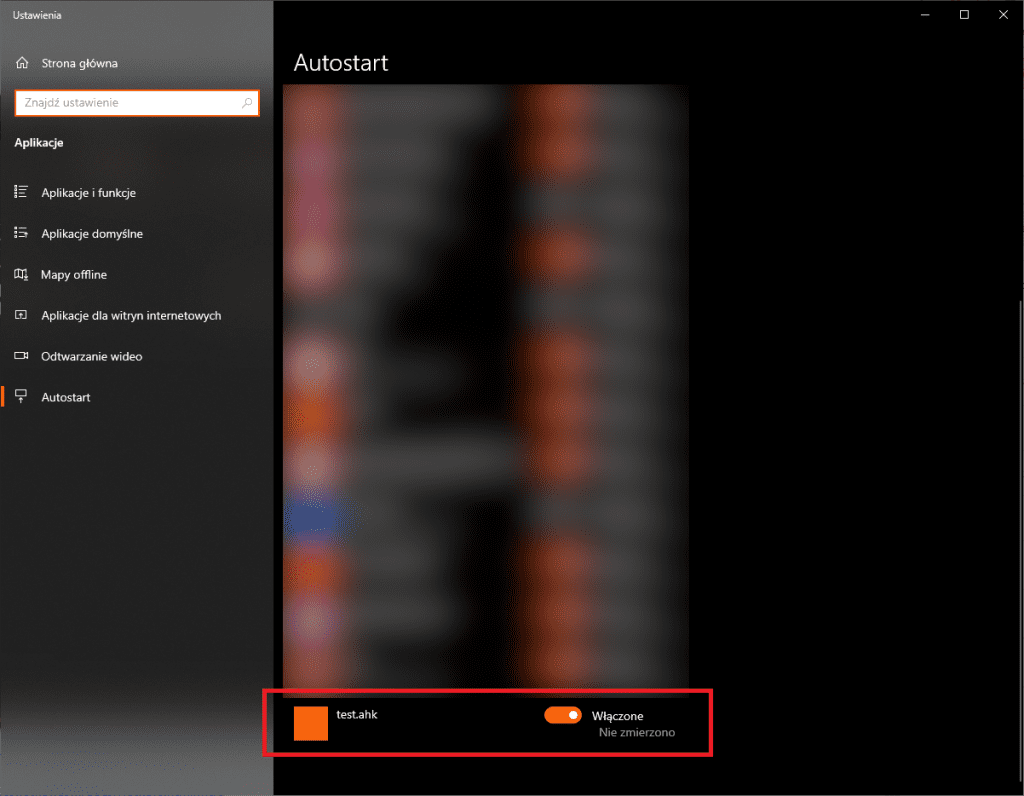 Skrypt AutoHotkey w Autostart